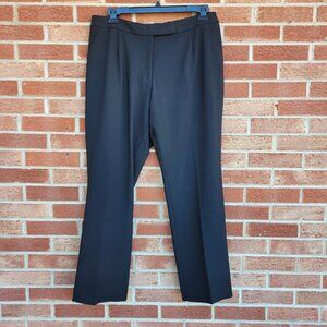 Talbots Heritage Black Dress Pants Trousers Women's Size 16W Career Wear